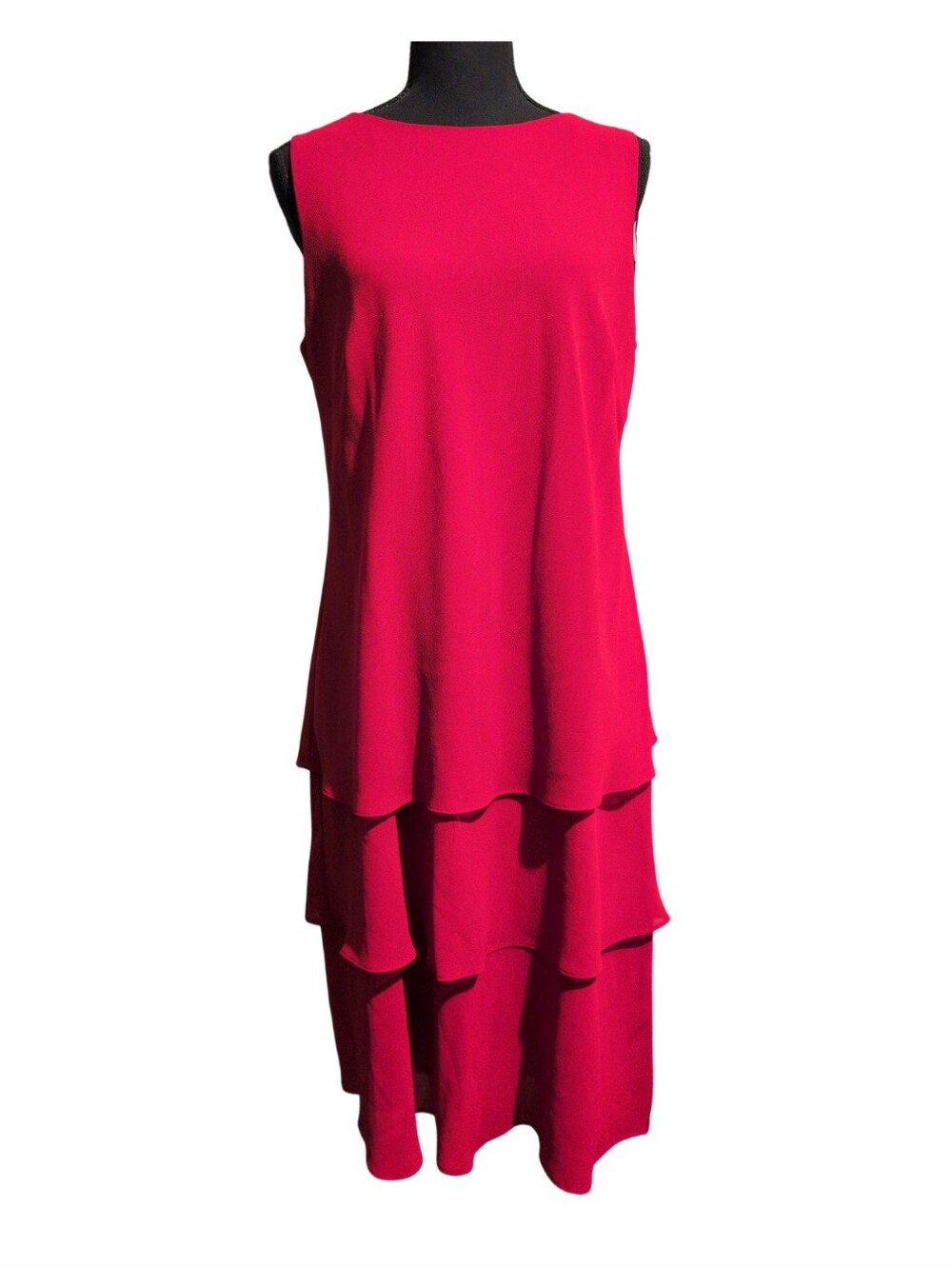 Scarlett Vibrant Red High Low Sleeveless Party Dress Size 12